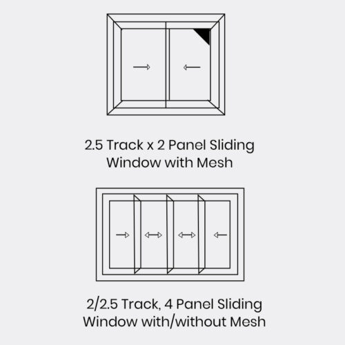 UPVC Sliding Windows Glass Concepts